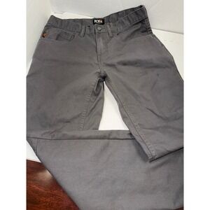 Timberland PRO Flex Mens Straight Work Pants Gray 32x30 Canvas Canvas 5-Pocket